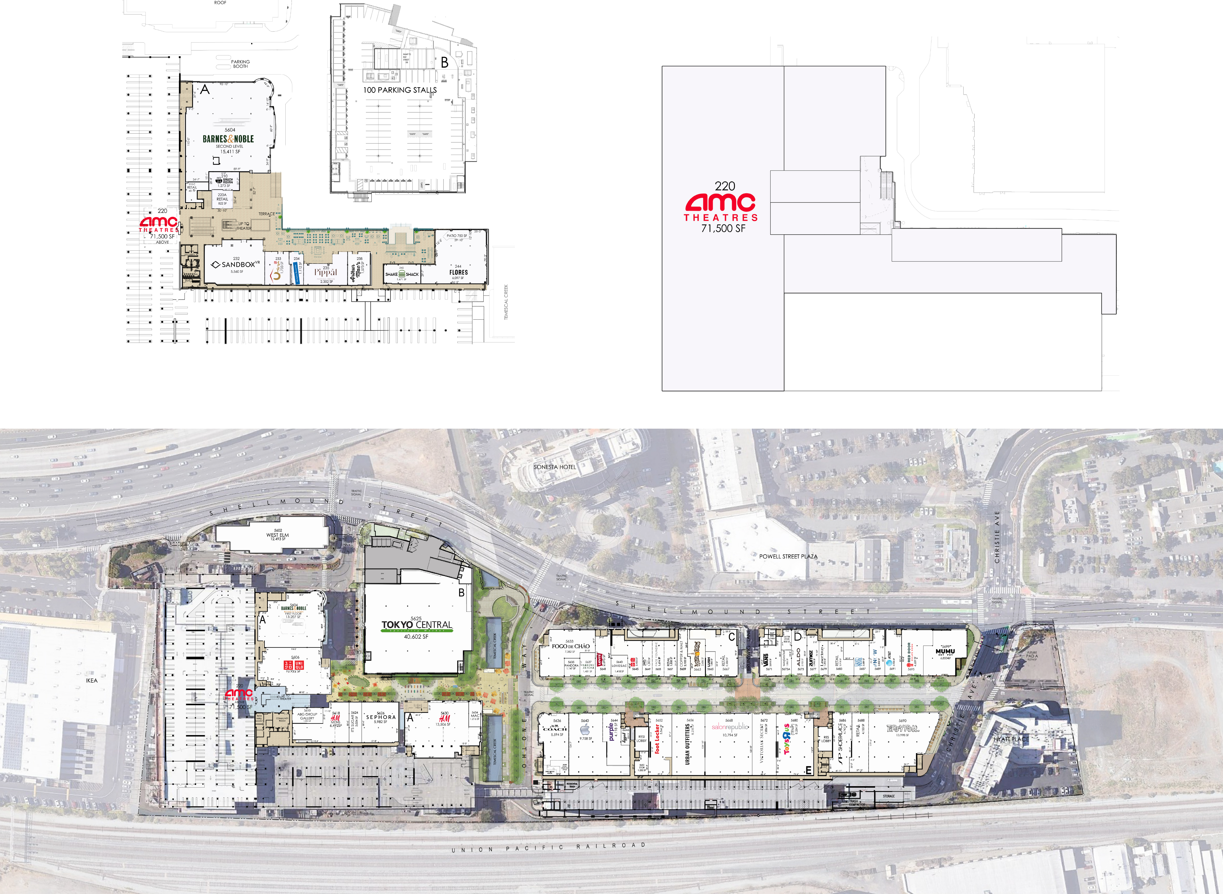 Bay Street Emeryville property map