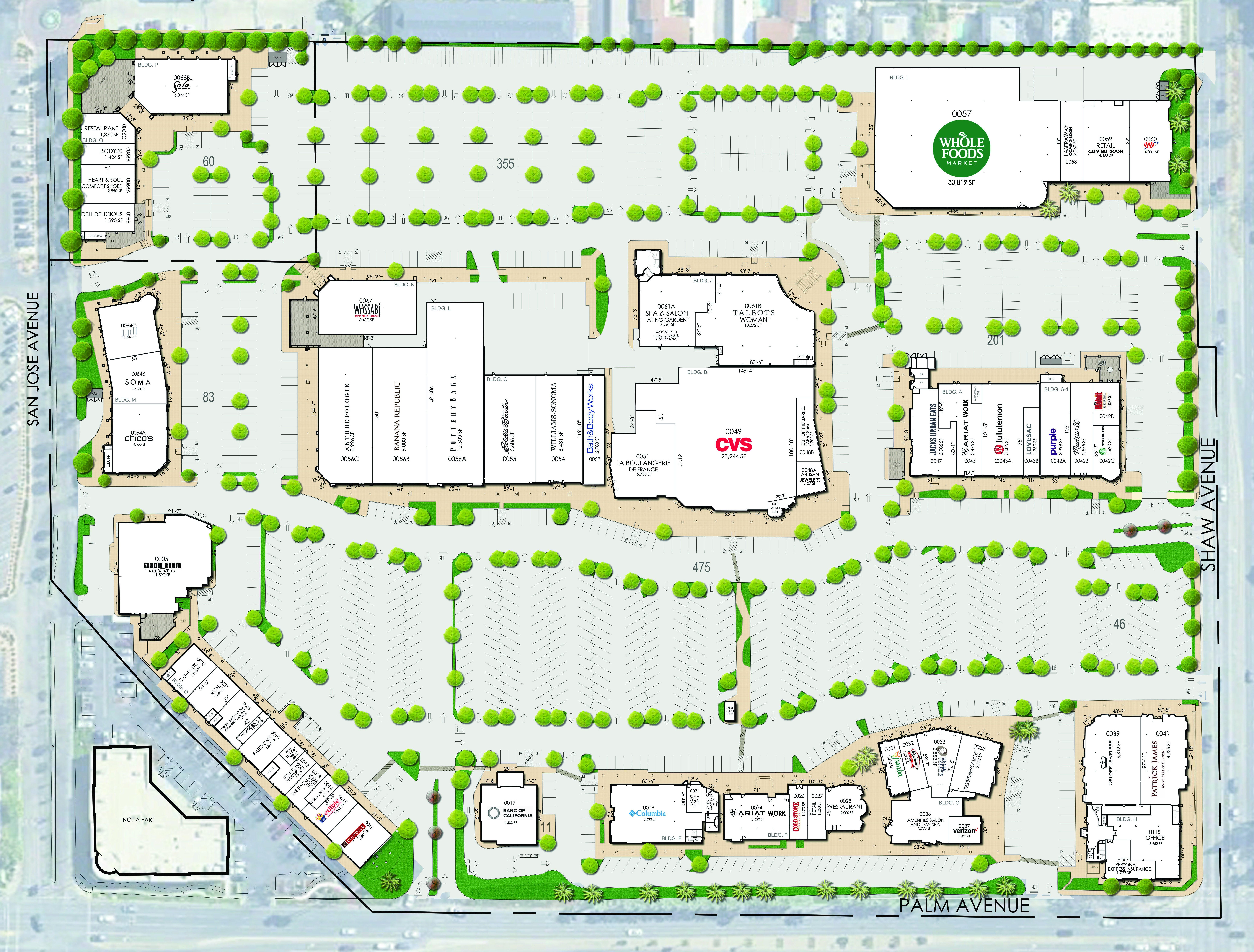 Fig Garden Village property map