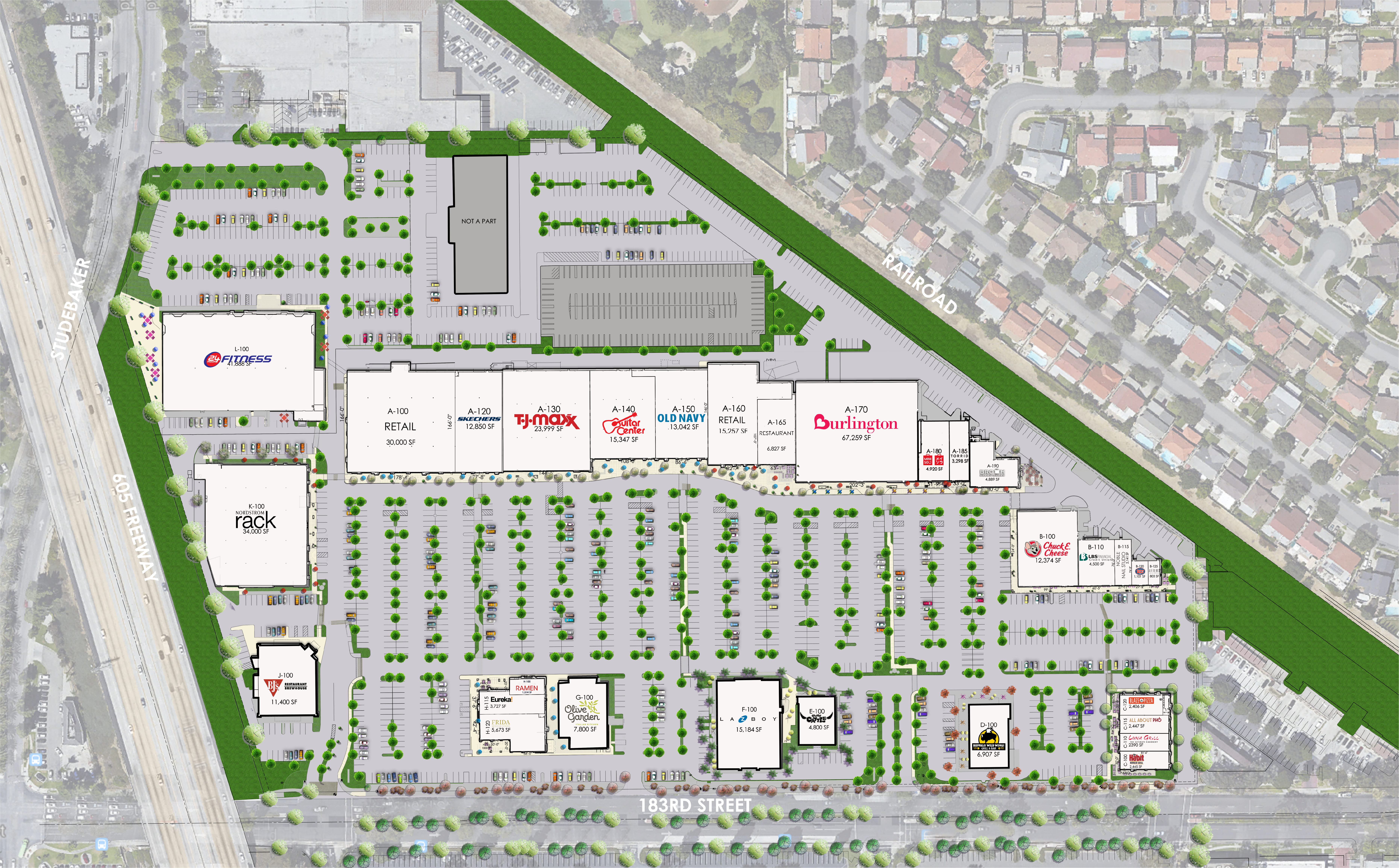 Plaza 183 property map